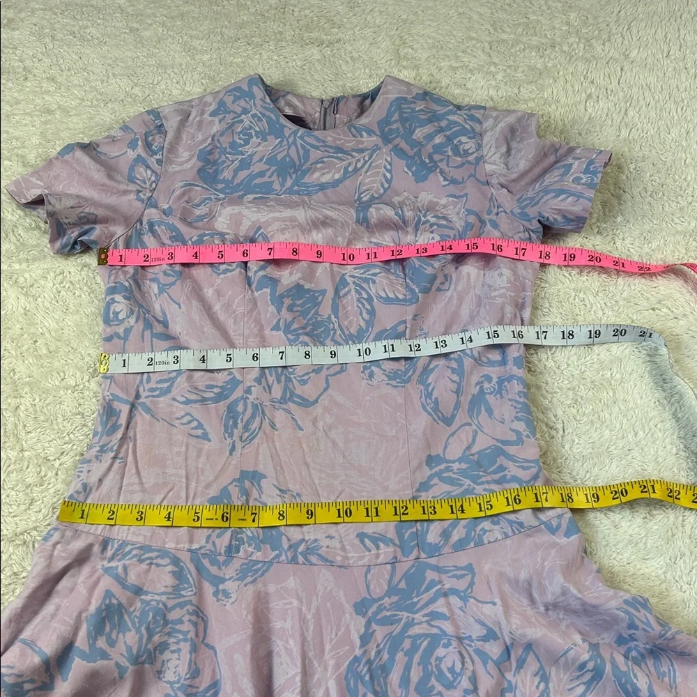 Vintage 60s unbranded drop waist mod‎ dress, size med